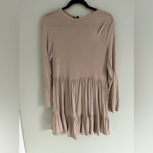 Misguided Flowy Tiered Mini Dress